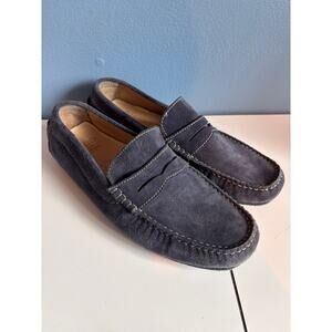 Men’s bluesuede Ecco Dynamic Moc moccasins loafers EU 43 US 10 grandpacore